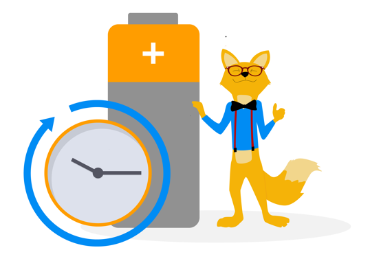 Автономное время работы беспроводного пылесоса 