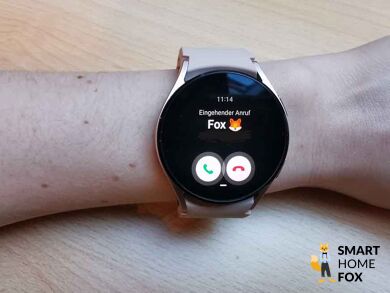 Входящий вызов на Samsung Galaxy Watch 4.