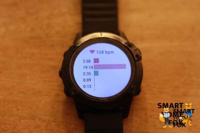 Измерение частоты сердечных сокращений на Garmin Fenix 6 Pro.