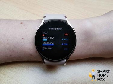 Записанные фазы сна на Samsung Galaxy Watch 4.