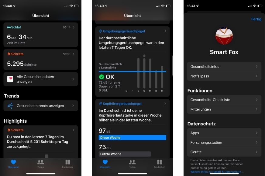 Обзор приложения "Здоровье".