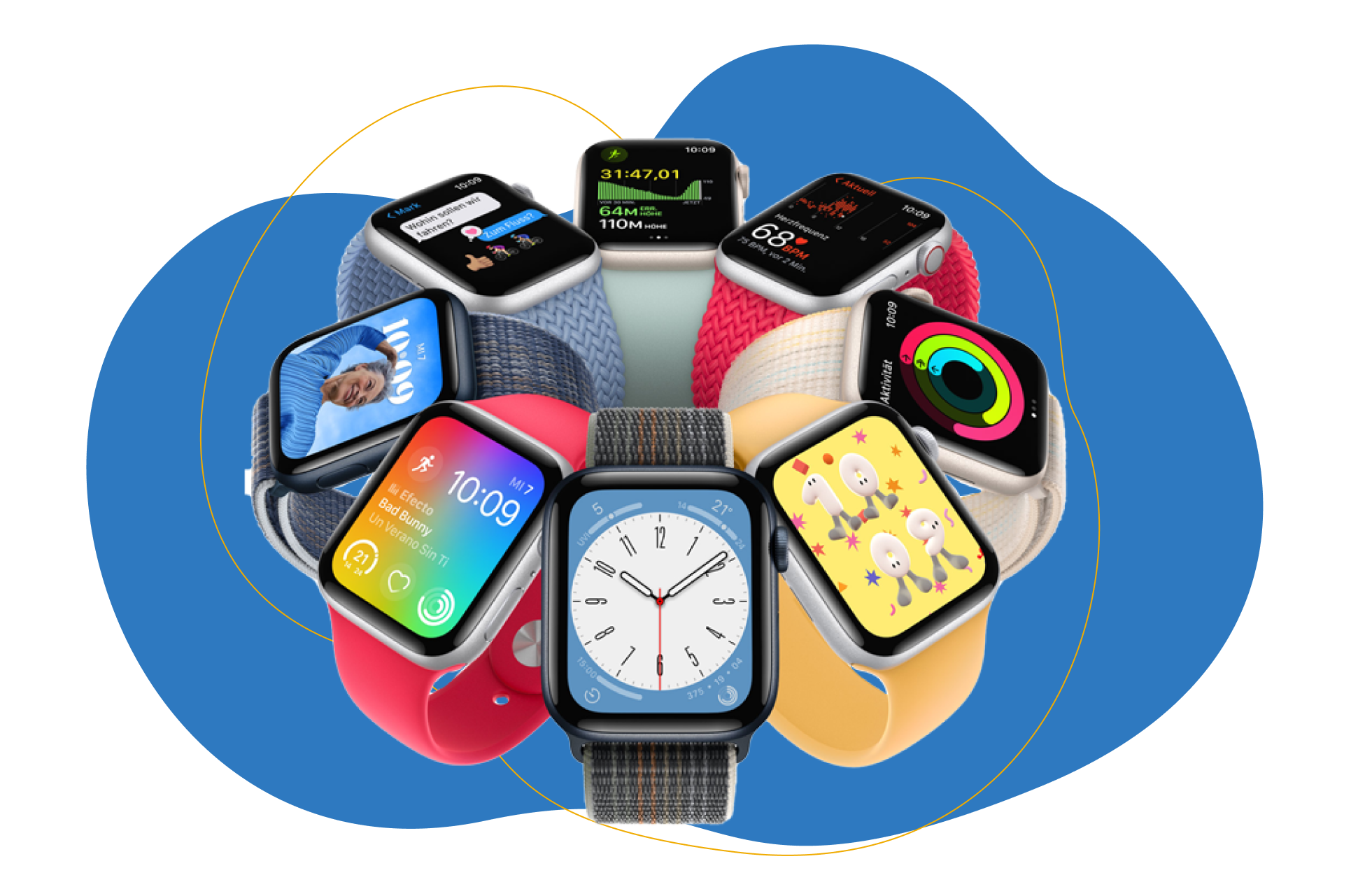 Часы Apple Watch SE.