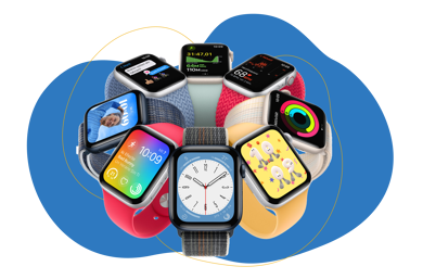 Часы Apple Watch SE.
