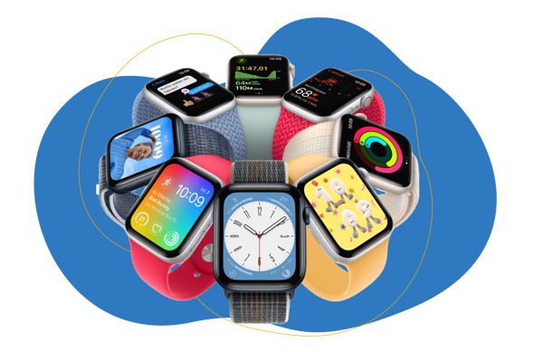 Часы Apple Watch SE.