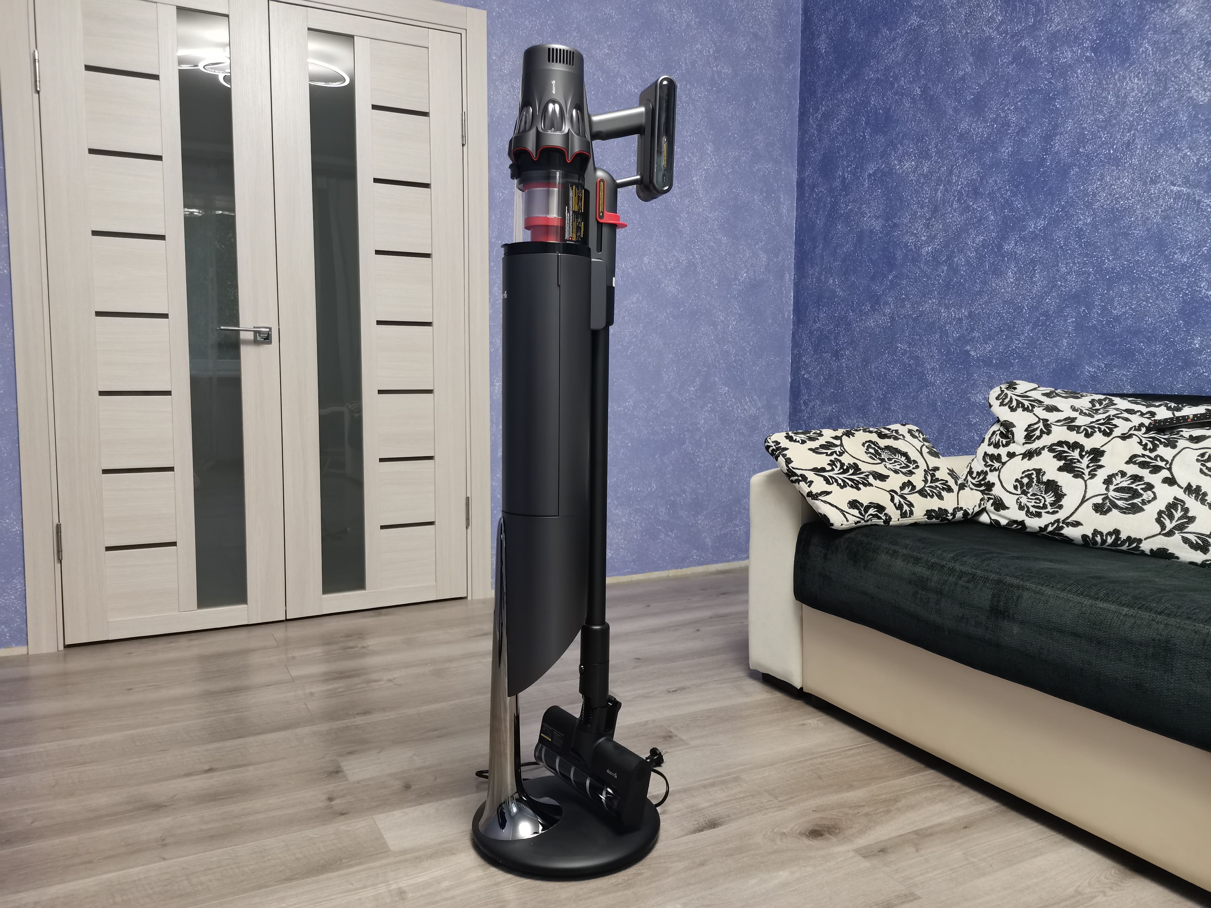 Беспроводной пылесос Deerma T50W Station с базой самоочистки