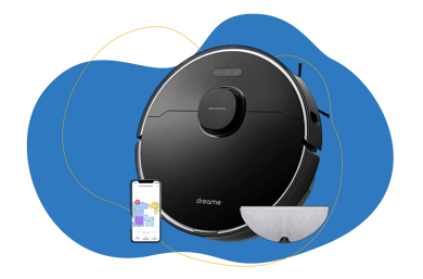 Робот-пылесос Dreame L10 Pro c приложением.
