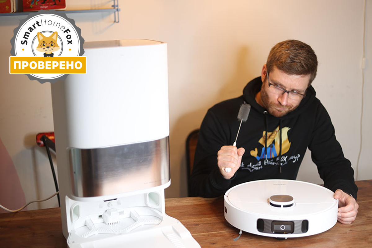 Робот-пылесос Dreame L10s Ultra проходит испытание.