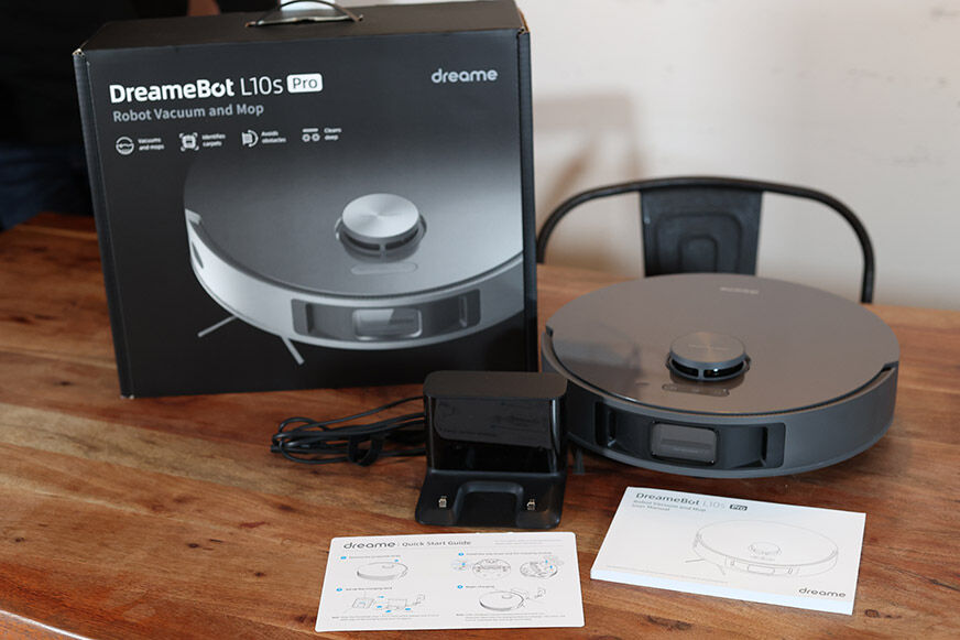 Робот-пылесос Dreame L10s Pro с приложением.