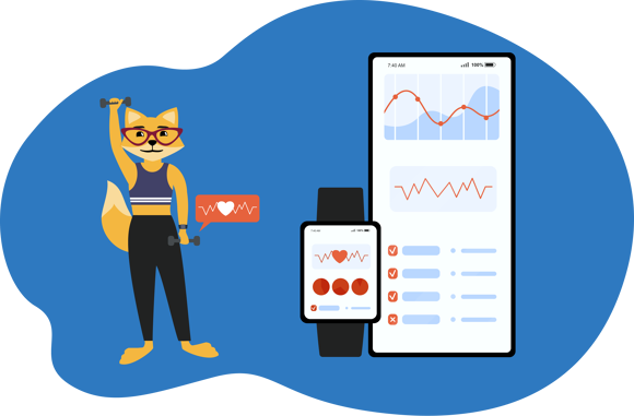 Вы можете увидеть Smarthome Fox с различными женскими фитнес-часами.