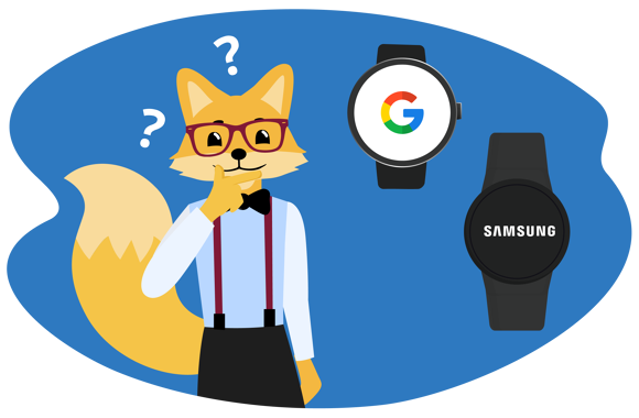 Часы Google Pixel Watch и Samsung Galaxy Watch 5.