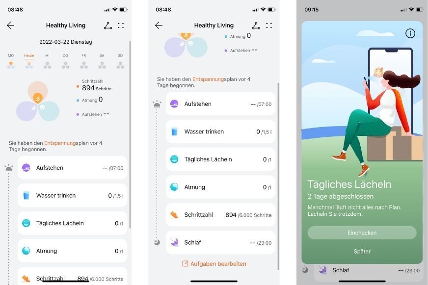Вы можете посмотреть приложение "Здоровый образ жизни". 