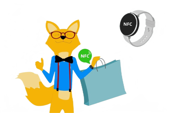 Smarthome Fox со смарт-часами NFC.
