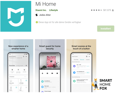 Приложение Xiaomi Home можно увидеть в App Store.