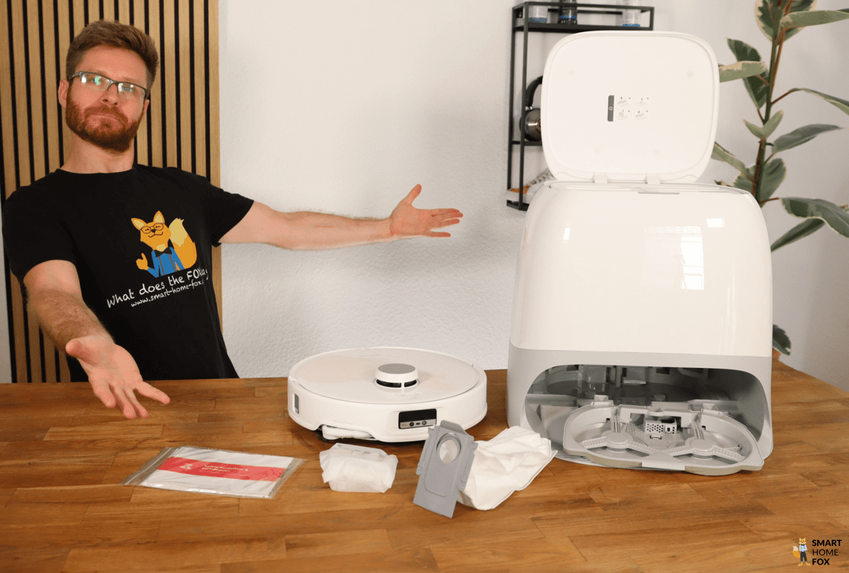 Roborock P20 Pro (Qrevo Curv) в процессе тестирования.