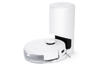 Ecovacs Deebot T9 стоит на станции самоочистки