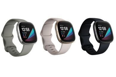 Вы можете увидеть Fitbit Sense.