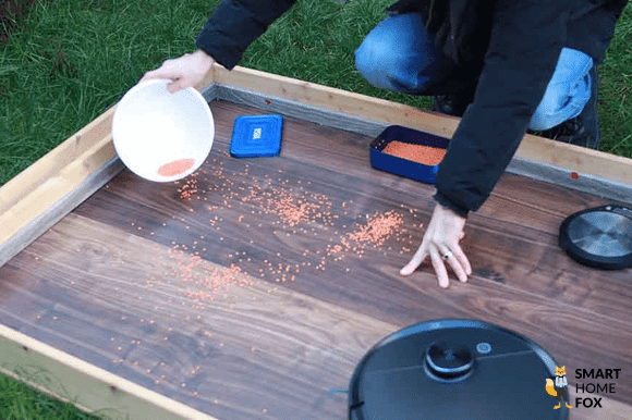 Процесс тестирования роботов-пылесосов