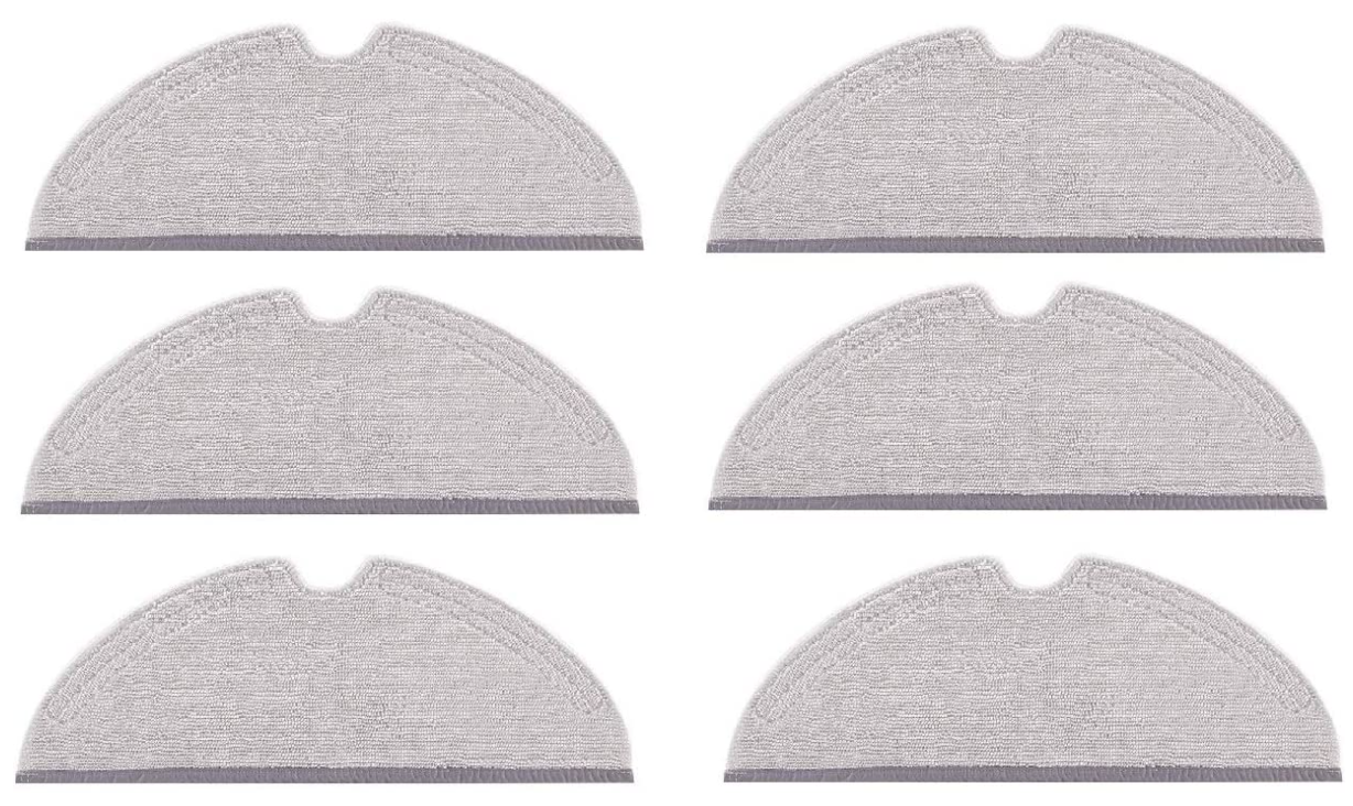 Упаковка из 6 многоразовых салфеток для протирания Roborock